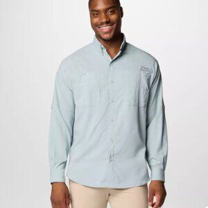 Columbia Men's PFG Tamiami II Long Sleeve Button Down Shirt PFG Sz M